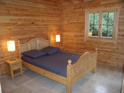 Location Chalet avec tang de pche - 8 personnes